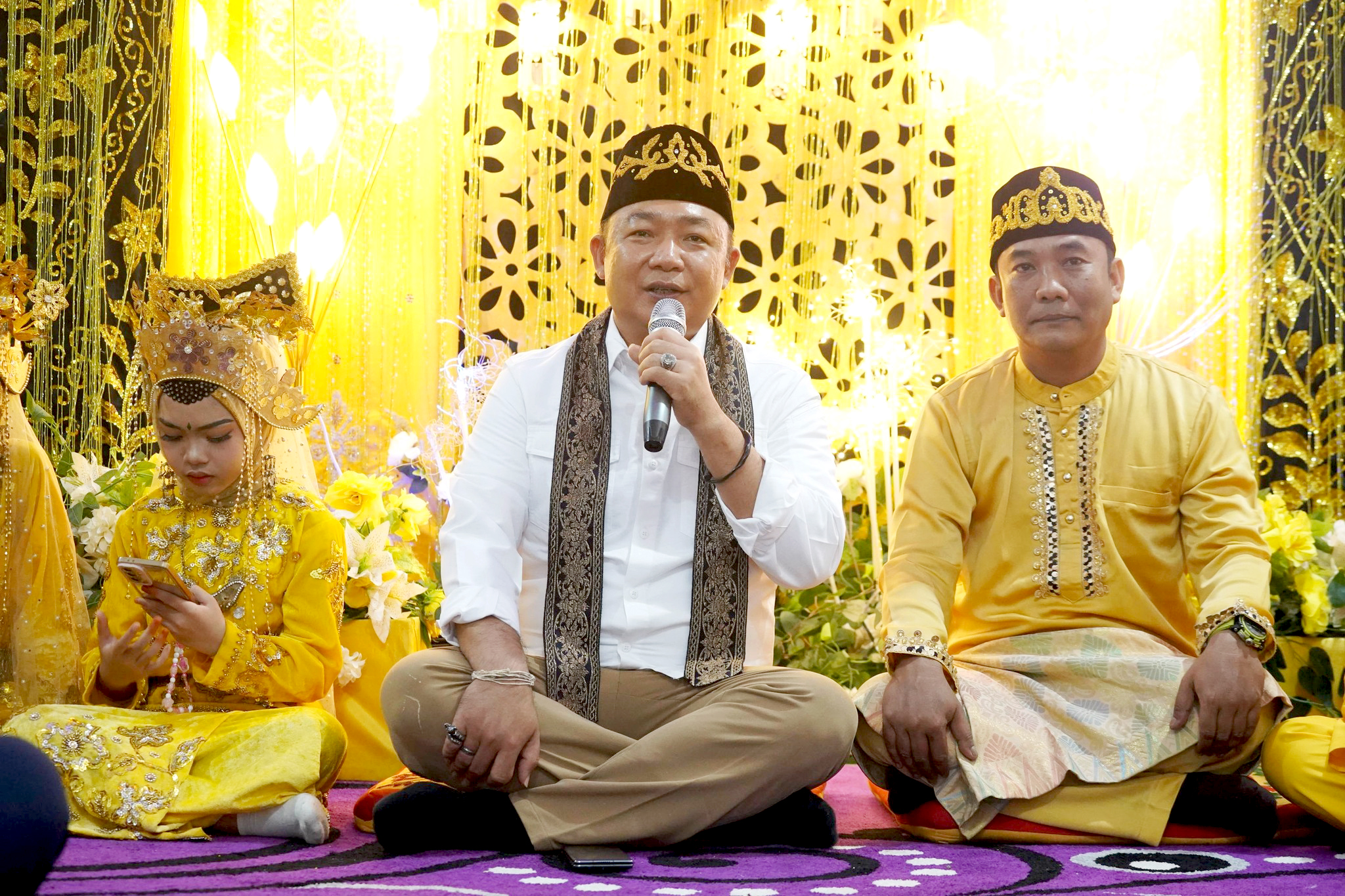 Bupati Ketapang Hadiri Halal Bihalal di Kediaman Pangeran Mangku Negara