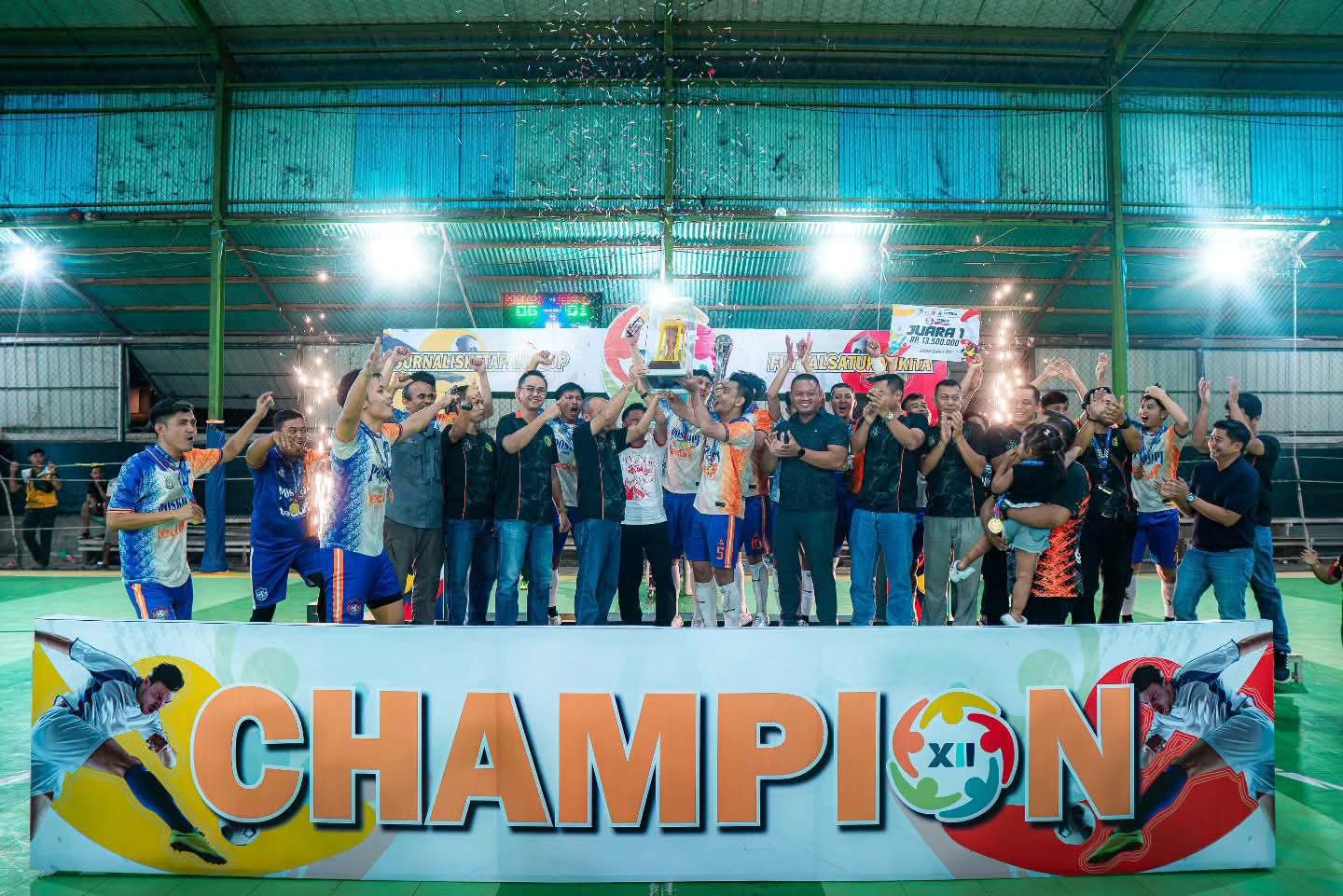 Sekda Ketapang  Menutup Secara Resmi Turnamen Futsal Jurnalis Cup Seri XII Tahun 2026