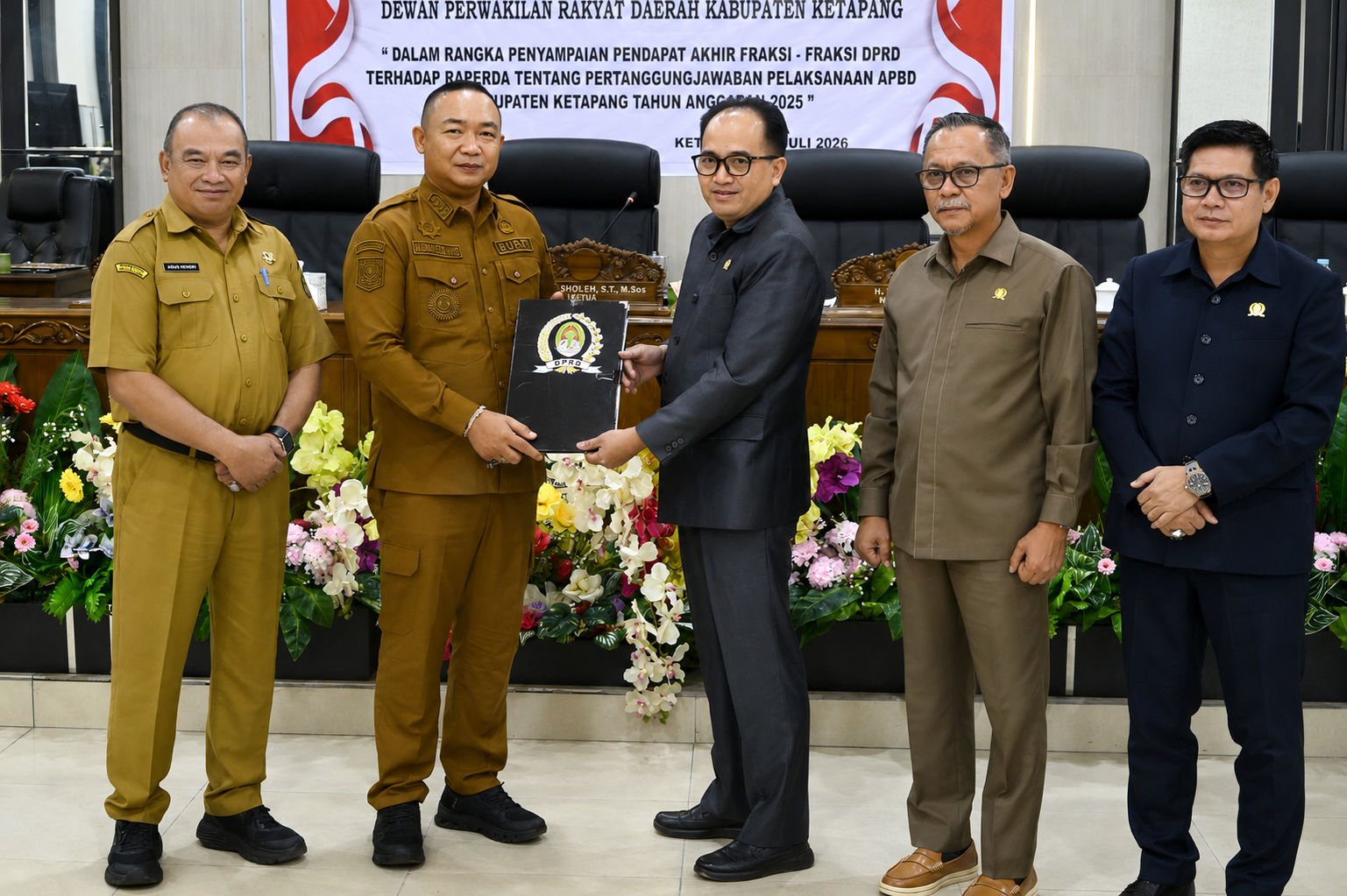 Seluruh Fraksi DPRD Ketapang Setujui Raperda Pertanggungjawaban Pelaksanaan APBD Tahun Anggaran 2025