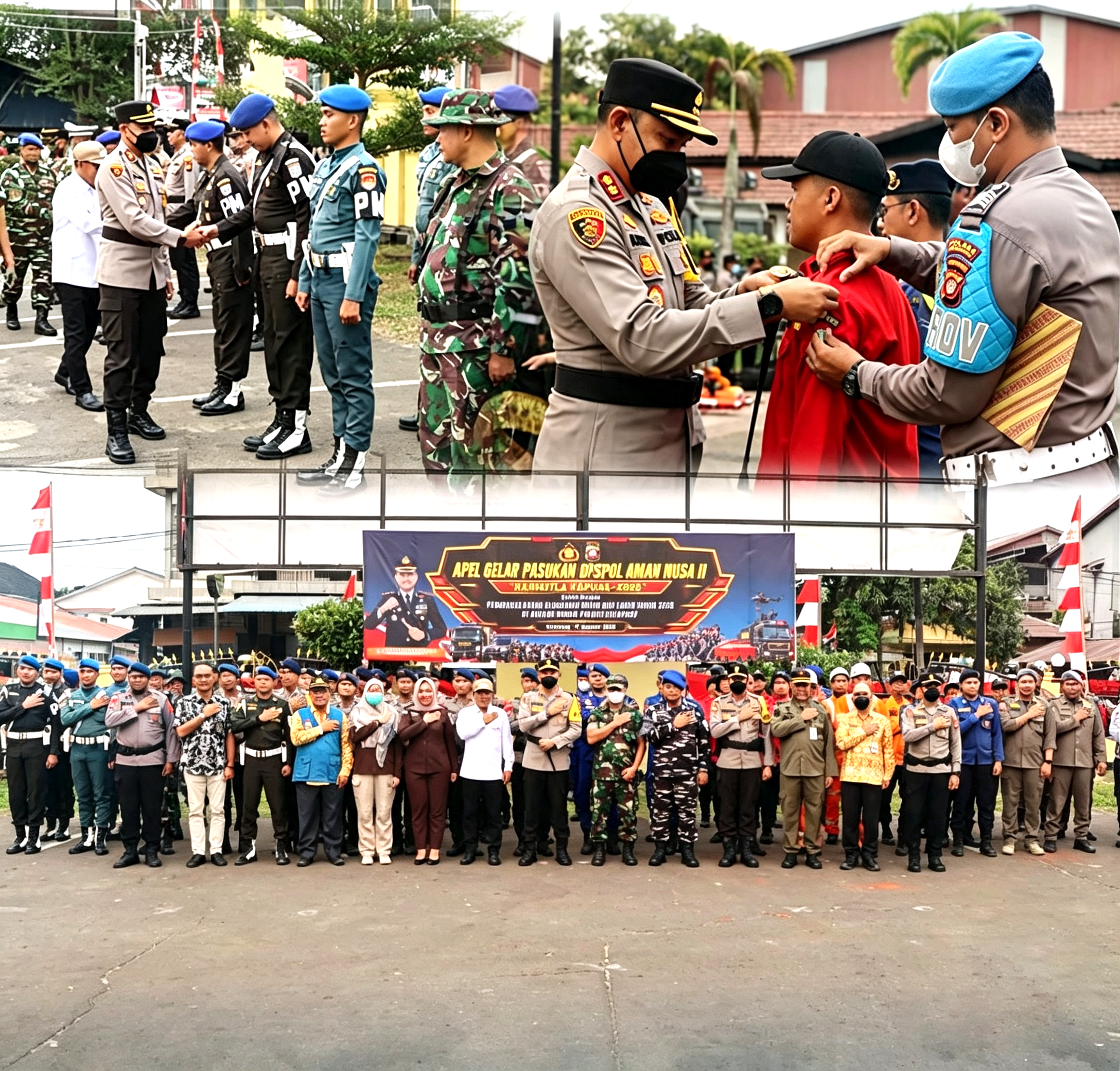 Wakil Bupati Ketapang Bersama Jajaran Forkopimda Hadiri Apel Gelar Pasukan Opspol Aman Nusa II Karhutla Kapuas-2026