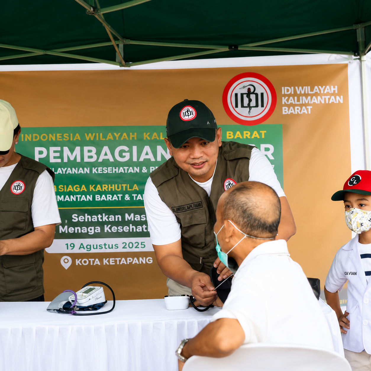 Ratusan Warga Ketapang Dapat Layanan Kesehatan Gratis Dari IDI Peduli Karhutla