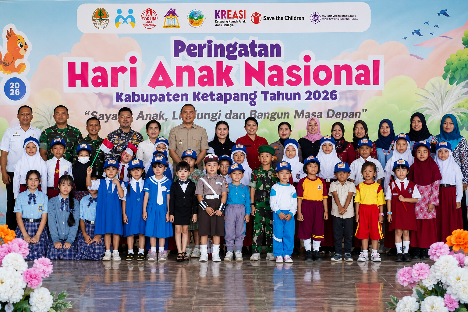 Bupati Ketapang Hadiri Peringatan Hari Anak Nasional (HAN) ke-42 Tahun 2026